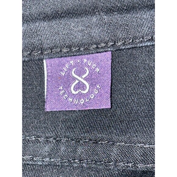 NYDJ NOT YOUR DAUGHTERS Jeans Lift Tuck Crop Capri Women 10P 34X18 Black USA - Picture 9 of 13